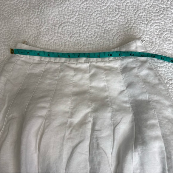 Wilfred 100% Organic Linen White Mini Skirt size 4 - Picture 8 of 9